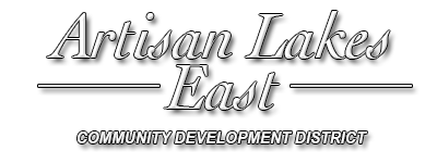 Artisan Lakes East Commuity Development District